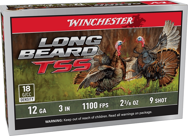 Picture of Winchester Ammo Lbtss1239 Long Beard Tss  12Gauge 3" 2 3/8Oz Tungsten 9Shot 5 Per Box/10 Case LBTSS1238 020892028999