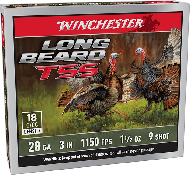 Picture of  Winchester Ammo Lbtss2839 Long Beard Tss  28Gauge 3" 1 5/8Oz Tungsten 9Shot 5 Per Box/10 Case