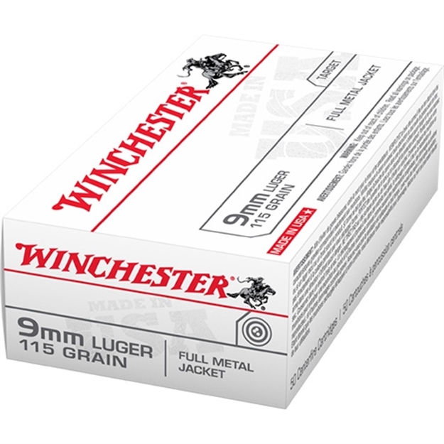 Picture of Winchester Ammo Q4172b Best Value 9Mm Luger 115 GR Full Metal Jacket 50 Bx/ 10 CS