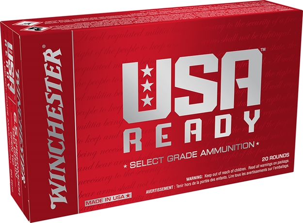 Picture of  Winchester Ammo Red65140 Usa Ready  6.5Creedmoor 140Gr Open Tip 20 Per Box/10 Case 020980030750