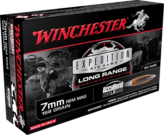 Picture of  Winchester Ammo S7lr Expedition Big Game Long Range 7Mmremmag 168Gr Nosler Accubond Long Range 20 Per Box/10 Case