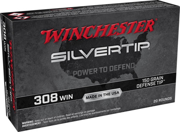 Picture of Winchester Ammo Silvertip .308 Win. 150Gr. Defense Tip 20-Pack