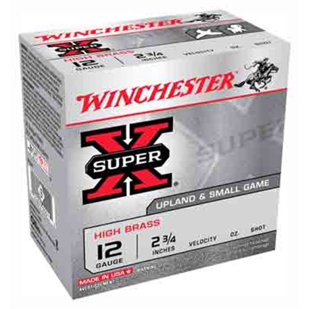 Picture of Winchester Super-X Shotshell 12 Ga, 2-3/4 In, No. 4, 1-1/4Oz, 3-3/4 Dr, 1330 Fps, 25 Rnd Per Box X124