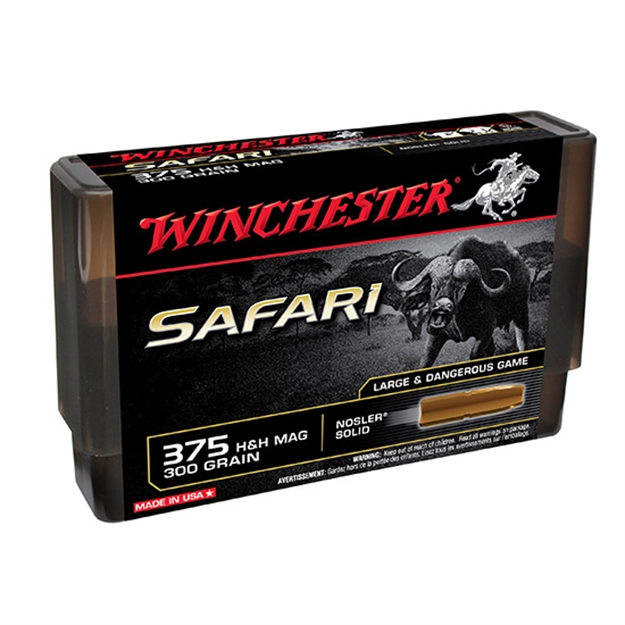 Picture of Winchester Ammo Supreme 375Hh 300Gr Nosler Solid 20/10