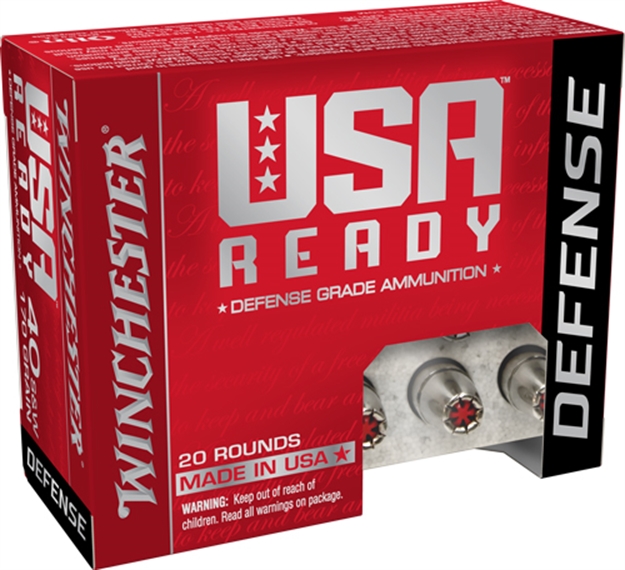 Picture of Winchester Usa Ready 40 SW 170Gr Jhp 20Rd 10Bx/Cs