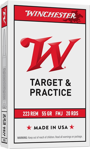 Picture of  Winchester Ammo W223k Usa  223Rem 55Gr Full Metal Jacket 20 Per Box/50 Case