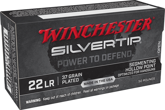 Picture of  Winchester Ammo W22lrst Silvertip  22Lr 37Gr Silvertip Hollow Point 50 Per Box/40 Case 020892104662