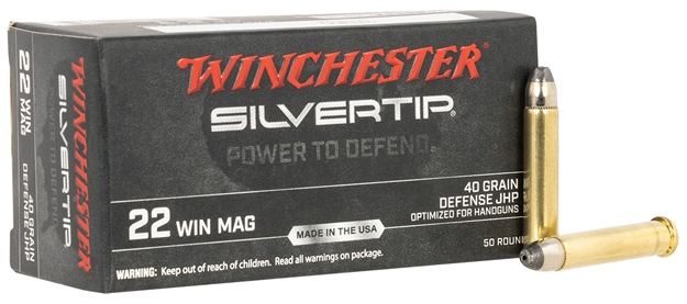 Picture of  Winchester Ammo W22mst Silvertip  22 Mag 40 GR Silvertip Hollow Point 50 Per Box/ 20 Case