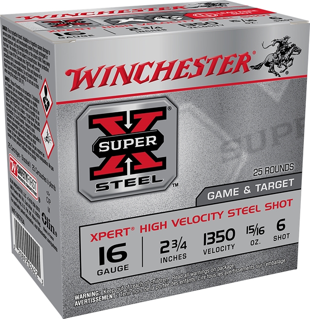 Picture of  Winchester Ammo We16gt6a Super X Xpert High Velocity 16Gauge 2.75" 15/16Oz 6Shot 25 Per Box/10 Case