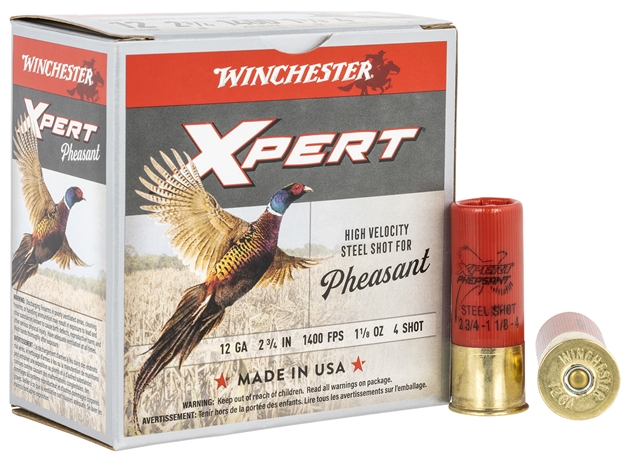 Picture of  Winchester Ammo Wexp12h4 Xpert Pheasant Lead Free High Velocity 12Gauge 2.75" 1 1/8Oz 4Shot 25 Per Box/10 Case