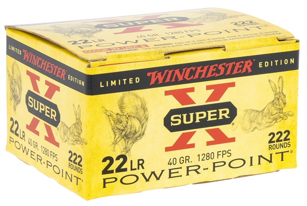 Picture of  Winchester Ammo X22lrppb Super X  22Lr 40Gr Plated Hollow Point 222 Per Box/10 Case 020892104693