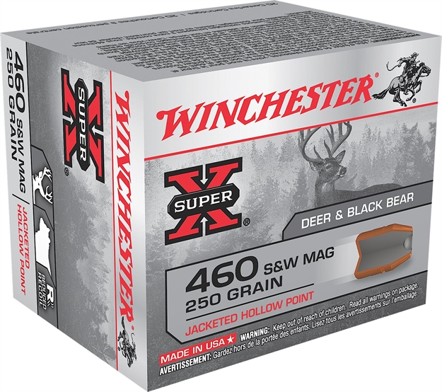 Picture of Winchester Super-X 460 SW Mag 250Gr Jhp 20Rd 10Bx/Cs < X460SW