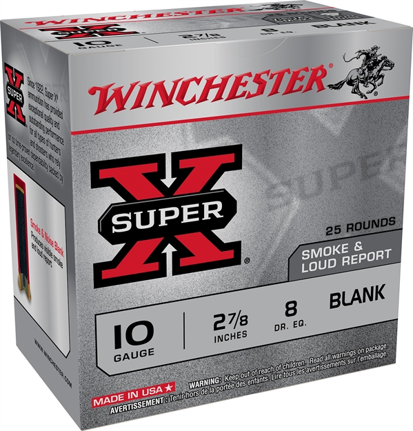 Picture of  Winchester Ammo Xbp10w Super X Blank 10Gauge 2.87" 25 Per Bx/10 Case 020892025684