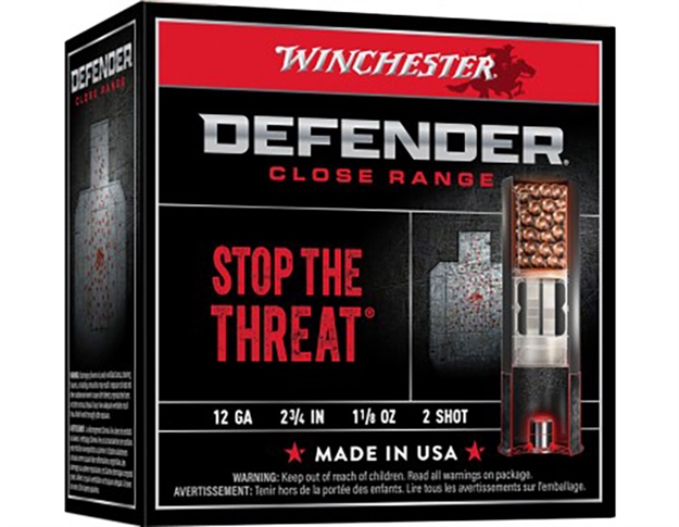 Picture of  Winchester Ammo S122pd25 Defender  12Gauge 2.75" 1 1/8Oz 2Shot 25 Bx/10 Case 020892230972