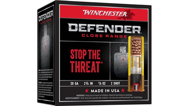 Picture of  Winchester Ammo S202pd25 Defender  20Gauge 2.75" 7/8Oz 2Shot 25 Per Box/10 Case