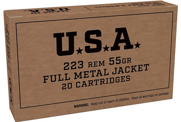 Picture of Winchester Ammunition 223 Rem 55Gr Fmj LC 20/Bx 1000/Cs SG223KW