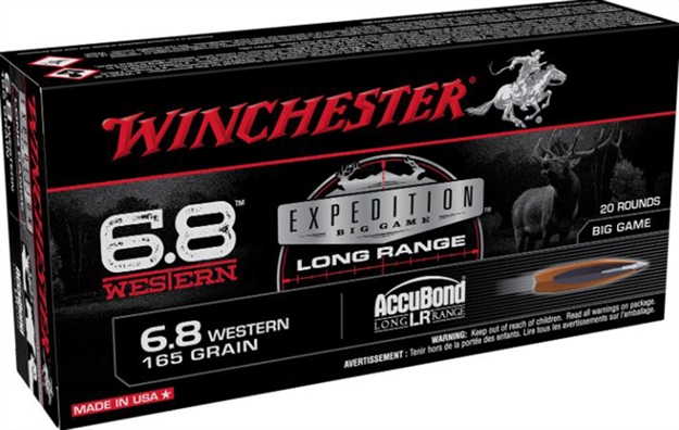 Picture of Winchester Ammunition Copper Impact 6.8 Western 162Gr 20Rd 10Bx/Cs X68WLF 020892229778