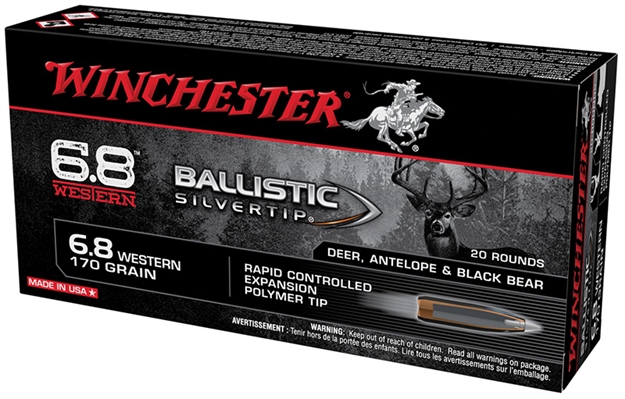 Picture of Winchester Ammunition Ballisticst 6.8 Western 170Gr 20/Bx SBST68W 020892230279
