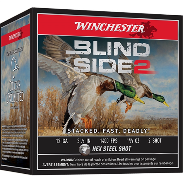 Picture of Blindside 2 12 Gauge #2/#Bb Shot Shotgun Ammo XBS12L2