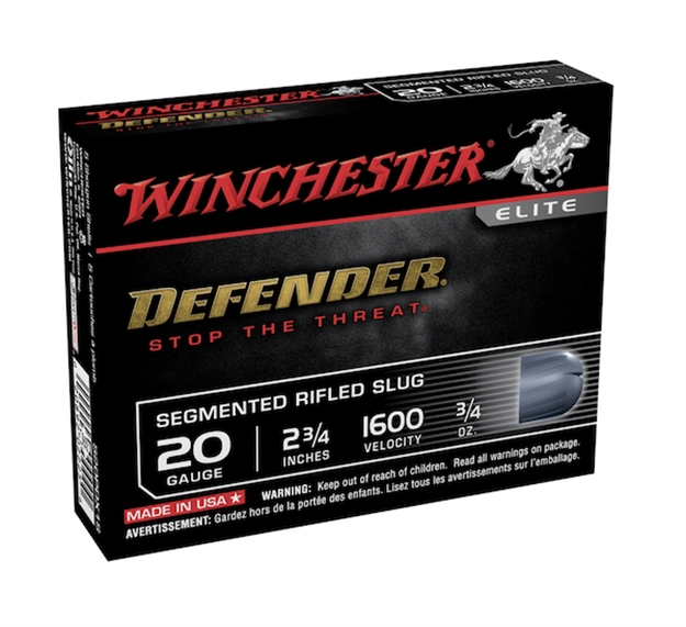 Picture of Winchester Ammunition Defender 20G 2.75" 3/4 Slug 5Bx