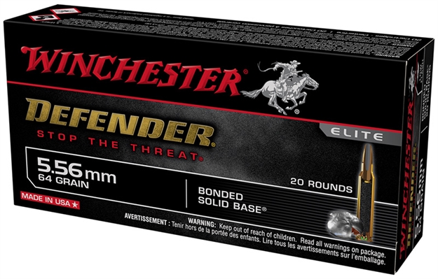 Picture of Winchester Ammunition Defender 5.56Mm 64Gr Bonded 20/Box