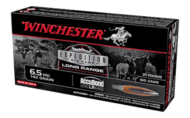 Picture of  Winchester Ammo S65plr Expedition Big Game Long Range 6.5Prc 142Gr Nosler Accubond Long Range 20 Per Box/10 Case 020892230439