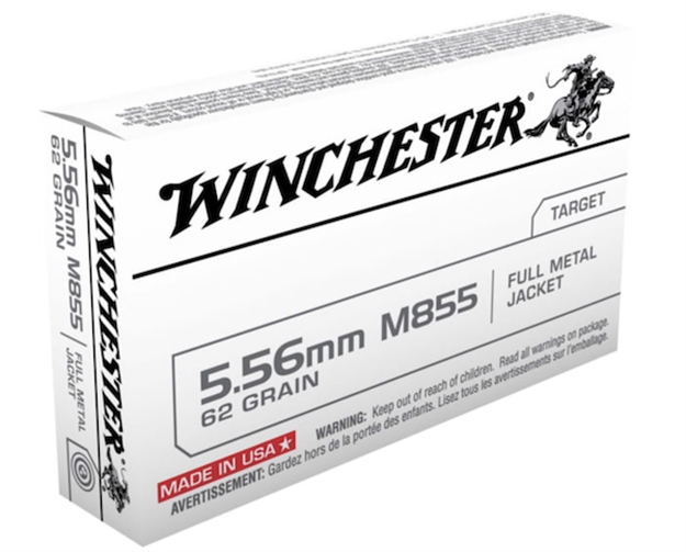 Picture of Winchester Ammunition LC 5.56 Nato 62Gr Fmj 20Bx Gtip