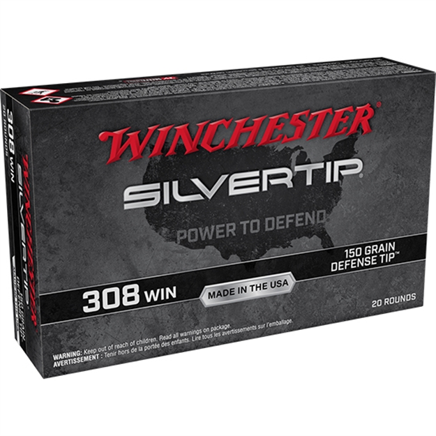 Picture of Winchester Ammunition Silvertip 308 Win 150Gr Defen Tip 20/Bx