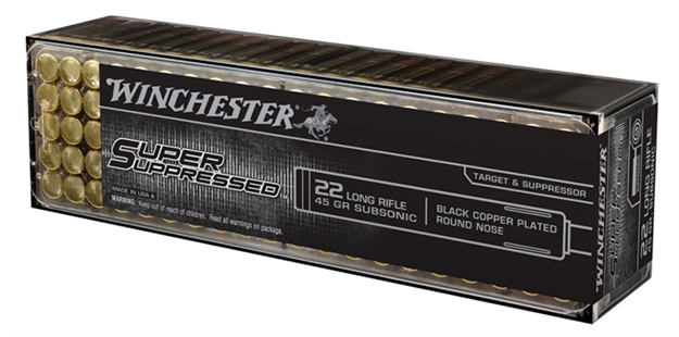 Picture of  Winchester Ammunition Sup22lr Super Suppressed 22Lr,45Gr Lrn
