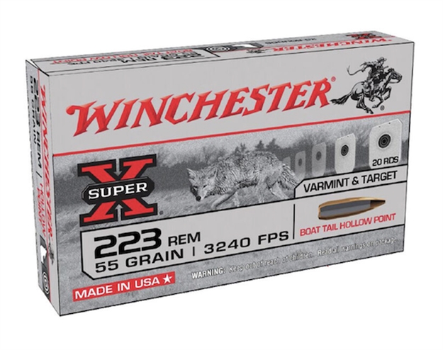 Picture of  Winchester Ammo W223hp55 Power-Point  223 Rem 55 GR Hollow Point Boat-Tail (Hpbt) 20 Per Box/ 25 CS