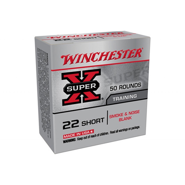 Picture of Winchester Ammunition Super-X 22 Smoke & Noise Blanks 50Rds/Bx