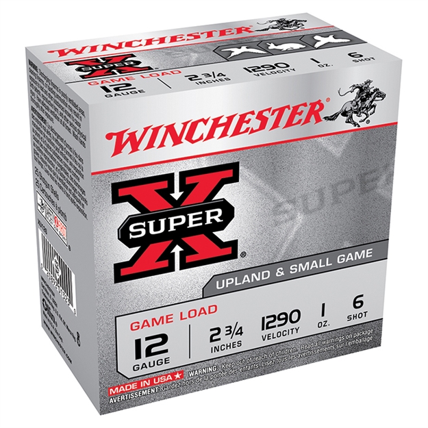 Picture of Winchester Ammunition Superx 12Ga 2.75" 1Oz Game #6 XU126 020892013247