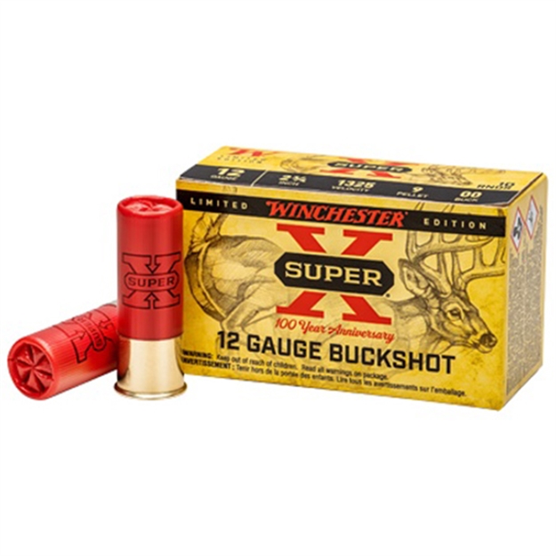 Picture of Winchester Ammunition Superx Lim ED 12Ga 2.75" 9Pel 00 BK Talo