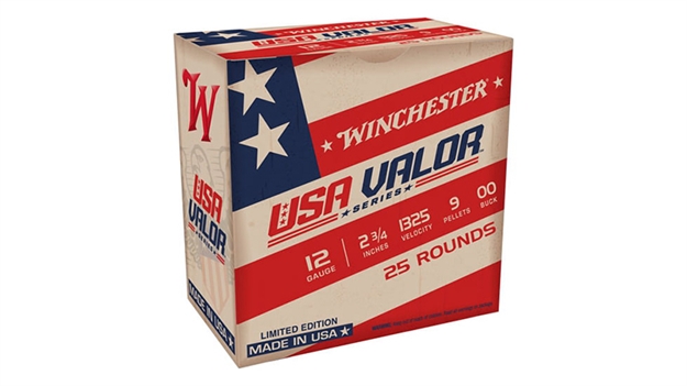 Picture of  Winchester Ammo Usa1200vp Usa Valor 12Gauge 2.75" 9Pellets 00Buck Shot 25 Per Box/10 Case *Limited 020892026667