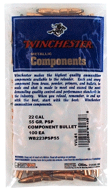 Picture of Winchester Bullets .22 Caliber .224 55Gr. Psp 100-Count