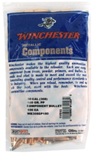 Picture of Winchester Bullets .30 Caliber .308 180Gr. Power Point 100-Count