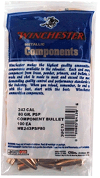 Picture of Winchester Bullets 6Mm .243 80Gr. Psp 100-Count