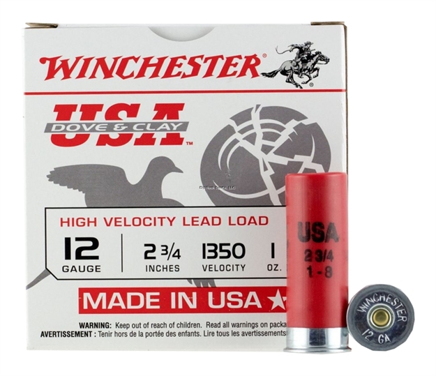 Picture of Winchester Dove & Clay 12 Ga, 2 3/4", 1Oz, No. 7 1/2 Shot - Shotgun Shell