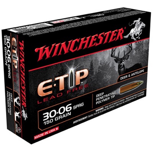 Picture of Winchester E-Tip 30-06 150Gr  20/Bx