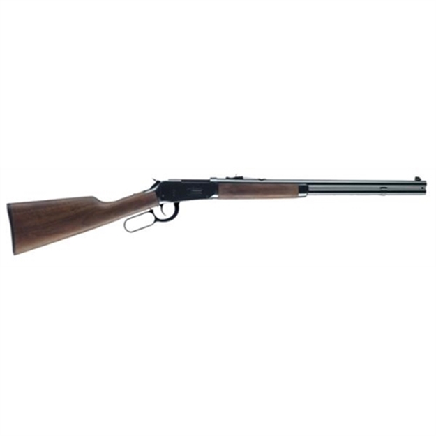 Picture of  Winchester Guns 534174114 Model 94 Short Rifle 30-30 Win Caliber With 7+1 Capacity, 20" Barrel, Brushed Polish Blued Metal Finish & Satin Walnut Fixed Straight Grip Stock Right Hand (Full Size) 048702119583