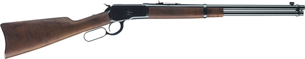 Picture of  Winchester Repeating Arms 534177140 Model 1892 Carbine Full Size 44-40 Win 10+1 20" Brushed Polish Blued Steel Barrel, Drilled & Tapped Steel Receiver, Black Walnut Straight Grip Stock 048702119644