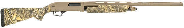 Picture of  Winchester Repeating Arms 512432291 Sxp Hybrid Hunter 12 Gauge 3.5" 4+1 (2.75") 26", Fde Barrel/Rec, Realtree Max-7 Furniture, Fiber Optic Sight, Includes 3 Invector-Plus Chokes 048702024344