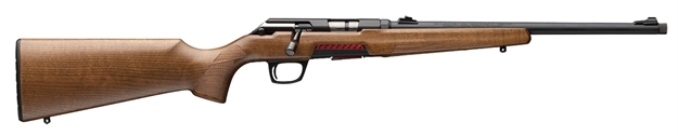 Picture of  Winchester Repeating Arms 525214102 Xpert Sporter SR Full Size 22 LR 10+1 16.50" Matte Black Threaded Sporter Barrel, Drilled & Tapped Matte Black Steel Receiver, Fixed Satin Walnut Stock