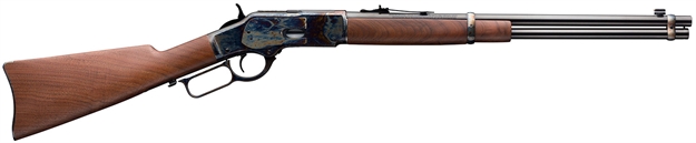 Picture of  Winchester Repeating Arms 534280137 Model 1873 Competition Carbine High Grade Full Size 38 Special 357 Mag 10+1 20" Polished Blued Steel Barrel, Color Case Hardened Drilled & Tapped Steel Receiver, GR 048702019708