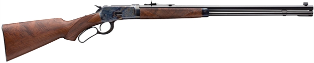 Picture of  Winchester Repeating Arms 534283124 Model 1892 Deluxe Takedown Full Size 44 Rem Mag 11+1 24" Polished Blued Octagon Barrel, Color Case Hardened Steel Receiver, Grade V/Vi Walnut Fixed Stock 048702019777