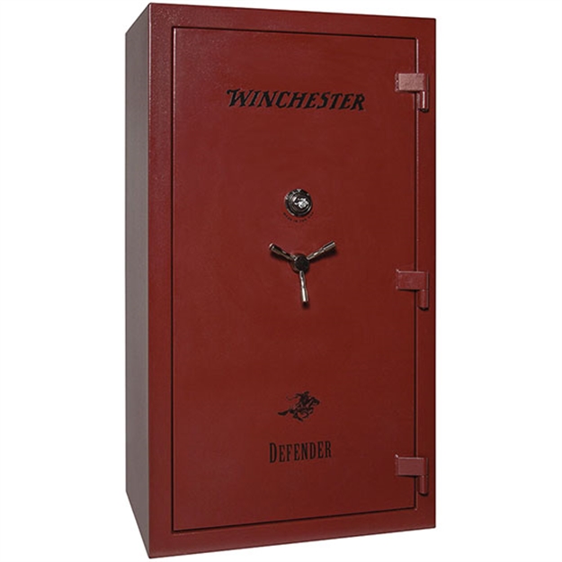 Picture of Winchester Safe Defender 45 48 Gun Text Burgundy Elock