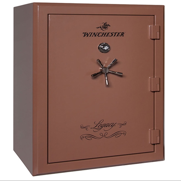 Picture of Winchester Safes L59424413e Legacy 44 Gun Safe 60" H X 42" W X 30" D (Exterior) Electronic Lock Saddle Brown
