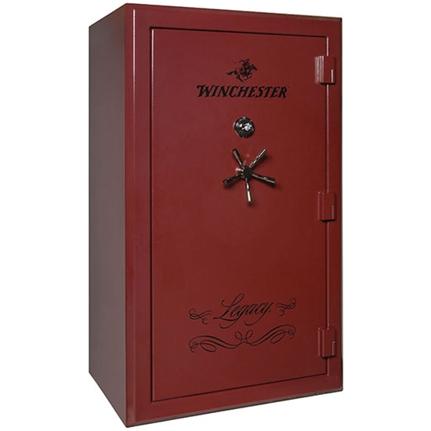 Picture of Winchester Safe Legacy 53 51 Gun Text Burgundy Mech L