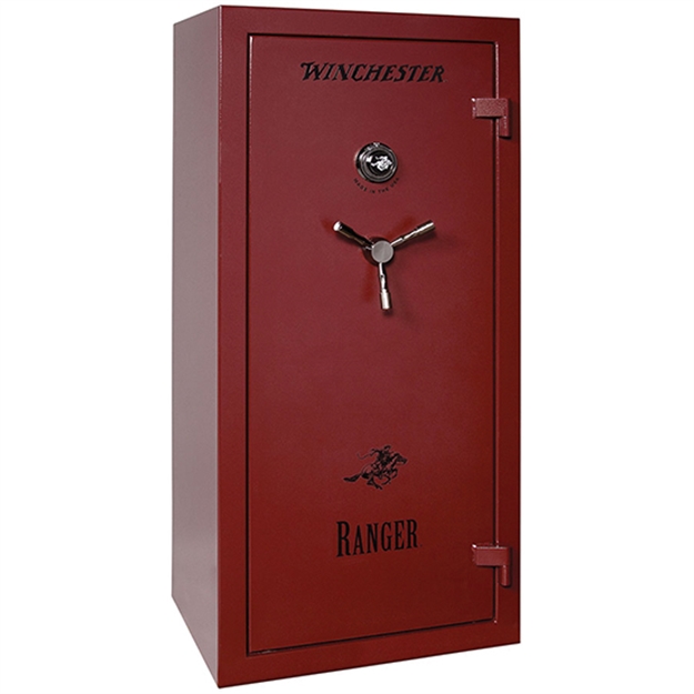 Picture of Winchester Safe Ranger 19 22 Gun Text Burgundy Elock