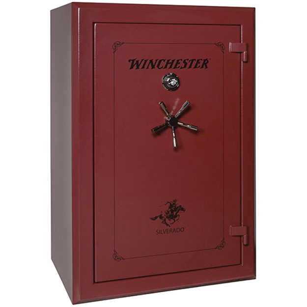 Picture of Winchester Safe Silverado 40 48 Gun Text Burgundy Elock